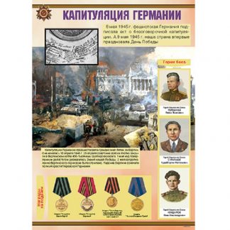 Плакаты "Великая Отечественная война" (11 пл. ф. А3)