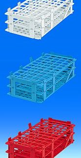 Штатив для пробирок 4*8 яч. д.яч.25 мм белый (VITLAB 3194940)