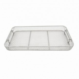 Корзина сетчатая с ручками КСр, 450х225х50 мм