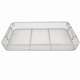 Корзина сетчатая с ручками КСр, 480х250х70 мм