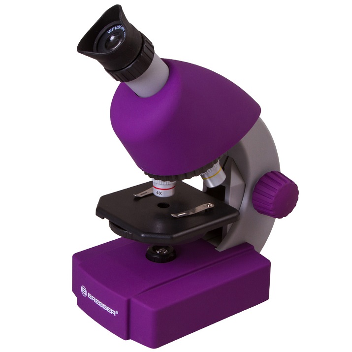 Микроскоп Bresser Junior 40x-640x, фиолетовый